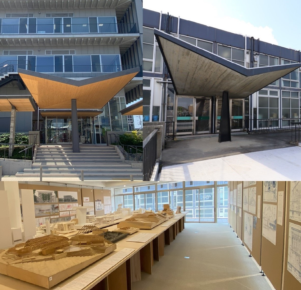 内藤廣設計「鳴門市新庁舎」が完成、増田友也設計「旧庁舎」との対比は